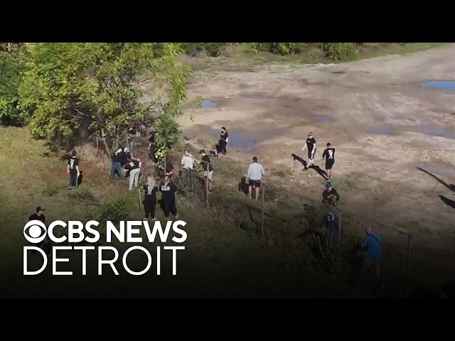 ⁣College students team up to beautify Oakland County park