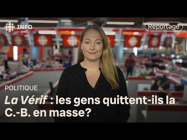 ⁣La Vérif : un nombre record de personnes ont-elles quitté la province en 2023?