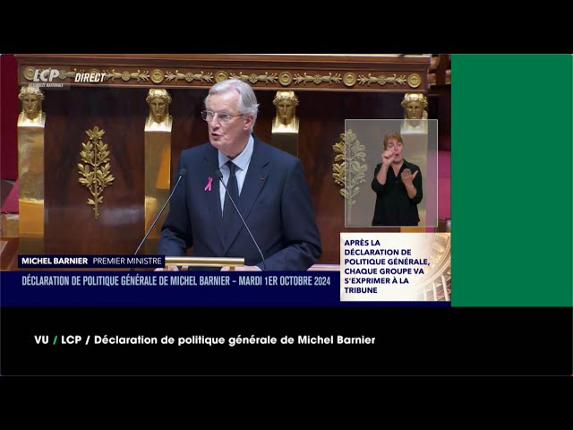 ⁣VU du 02/10/24 Barnier : "Faire beaucoup avec peu"