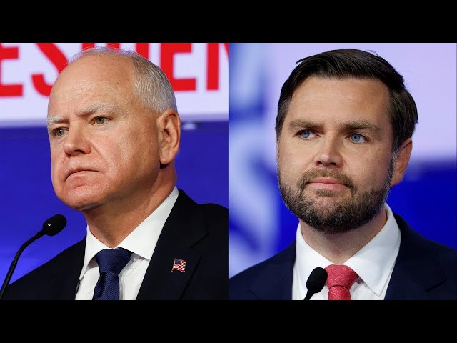 Rewatch Walz and Vance's VP debate closing statements