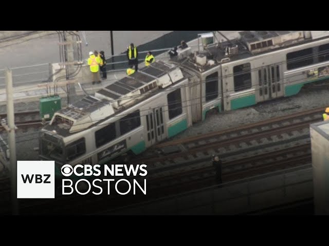 ⁣Train derailment still impacting commuters on MBTA Green Line