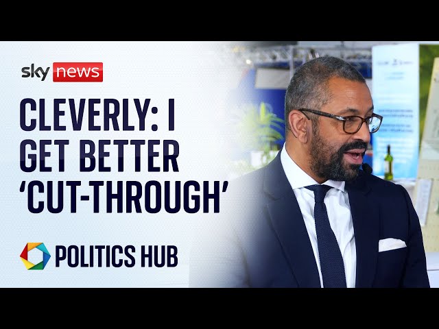 ⁣'We have to look, feel, sound and talk more like our voters', says James Cleverly