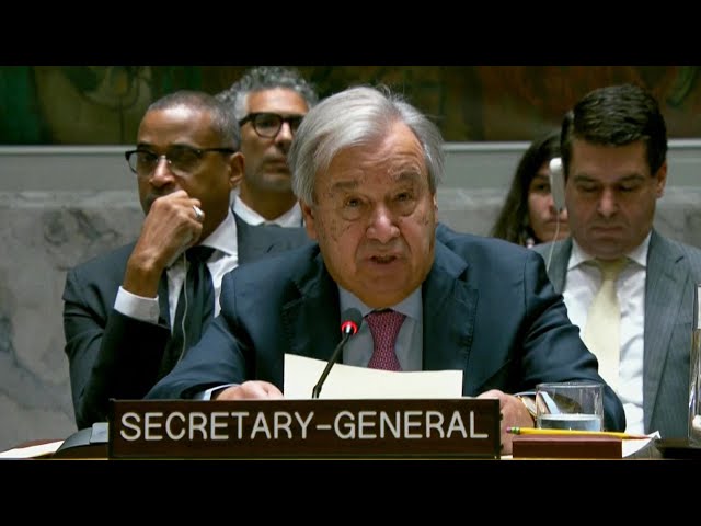 ⁣Guterres condemns ‘escalation after escalation’ in the Middle East