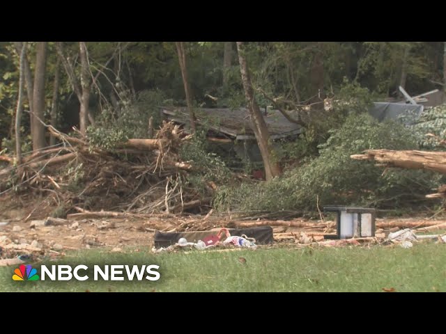 ⁣'We’ve had floods, but nothing like this': Garren Creek, N.C., devastated by Helene floodi