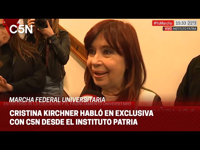 ⁣CRISTINA KIRCHNER: “La UNIVERSIDAD nos permitió ser una ARGENTINA DIFERENTE”