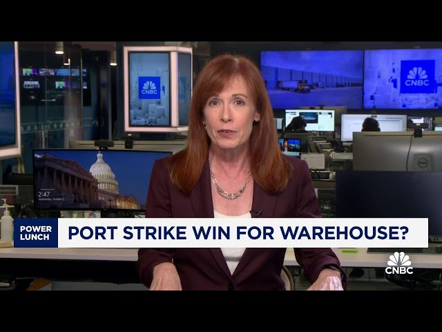 ⁣Warehouses could be a big winner from port strikes, in the short-term