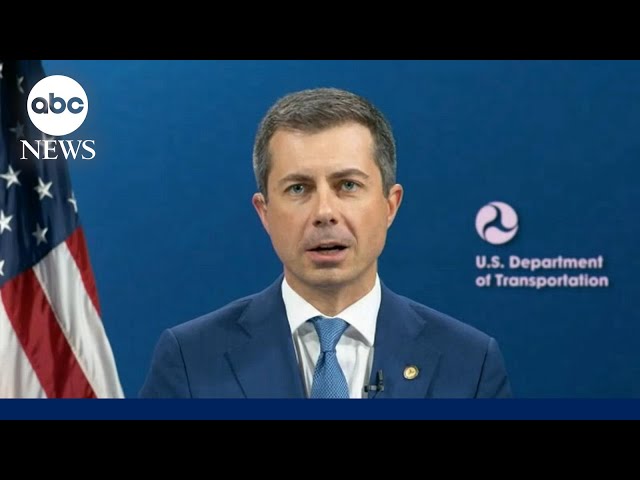 ⁣Secretary Pete Buttigieg speaks on dockworkers strike