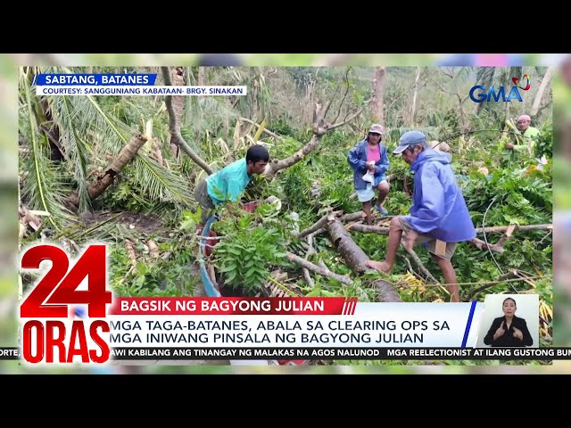 ⁣Mahigit P600-M ang halaga ng pinsala ng Bagyong #JulianPH sa Batanes  | 24 Oras