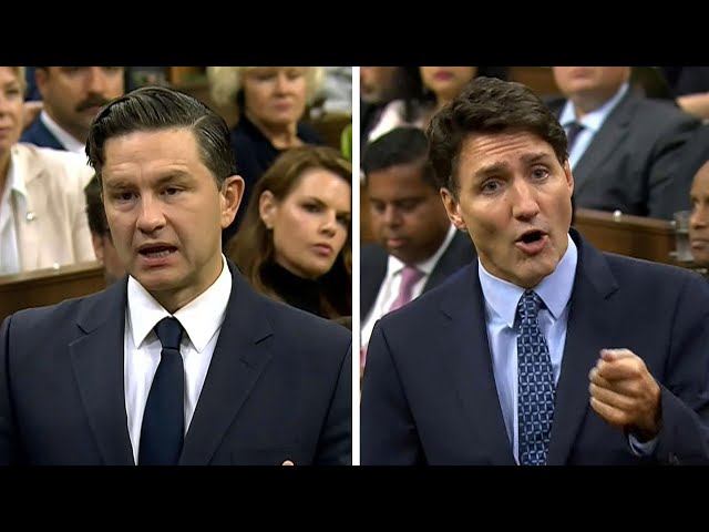 ⁣'Slogans don't build homes': PM Trudeau and Poilievre spar over housing crisis