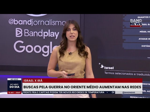 ⁣Civis de Israel e Irã vão ao Google esclarecer dúvidas sobre o conflito