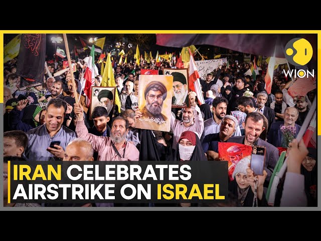 ⁣Iran-Israel War: Iranians Celebrate Airstrikes On Israel | World News | WION