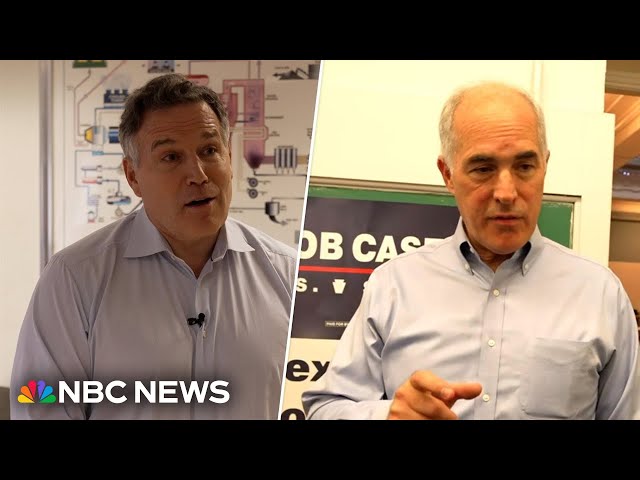 Bob Casey and Dave McCormick speak about Pennsylvania Senate race