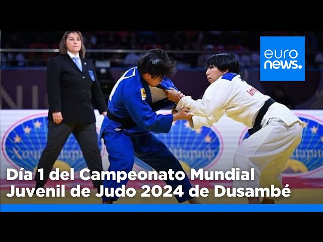 ⁣El futuro del judo: Día 1 del Campeonato Mundial Juvenil de Judo 2024 de Dusambé