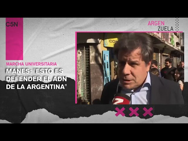 ⁣FACUNDO MANES, sobre la MARCHA FEDERAL UNIVERSITARIA: "Esto es DEFENDER el ADN de la ARGENTINA&