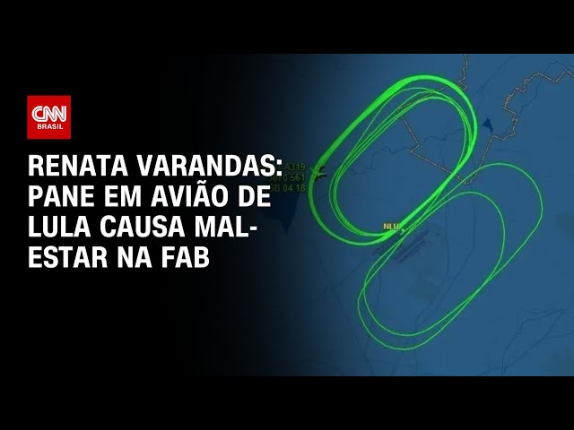 ⁣Renata Varandas: Pane em avião de Lula causa mal-estar na FAB | BASTIDORES CNN