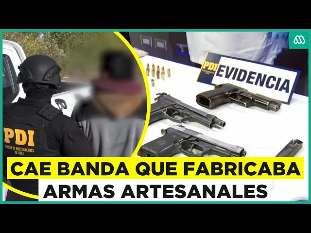 ⁣"Operación Coraza": Detienen a banda que hacía armas y municiones artesanales