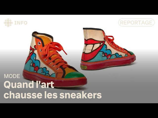 ⁣Quand l’art chausse les sneakers