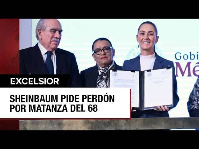 Gobierno de Sheinbaum ofrece disculpa pública por masacre estudiantil de 1968