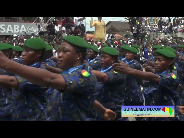 ⁣ Célébration du 02 octobre 2024 à Dixinn (Conakry) : suivez le défilé militaire (première partie)