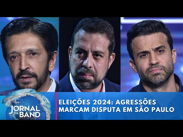 ⁣Eleições 2024: agressões marcam disputa em SP; Paes pode vencer no 1° turno no RJ | Jornal da Band