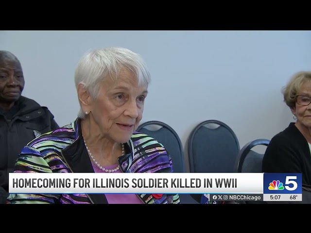 ⁣Remains of World War II POW returned home to Chicago area