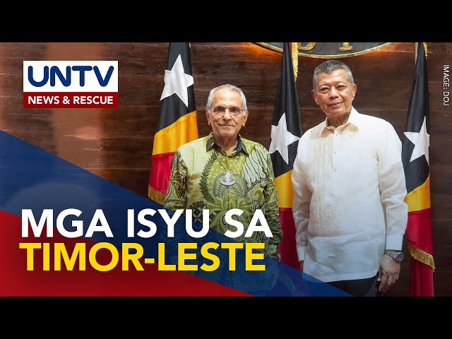 ⁣Isyu kay Arnie Teves at POGO ban, tinalakay sa pagbisita ni Justice Sec. Remulla sa Timor Leste