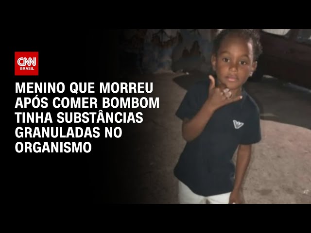 ⁣Menino que morreu após comer bombom tinha substâncias granuladas no organismo | CNN ARENA