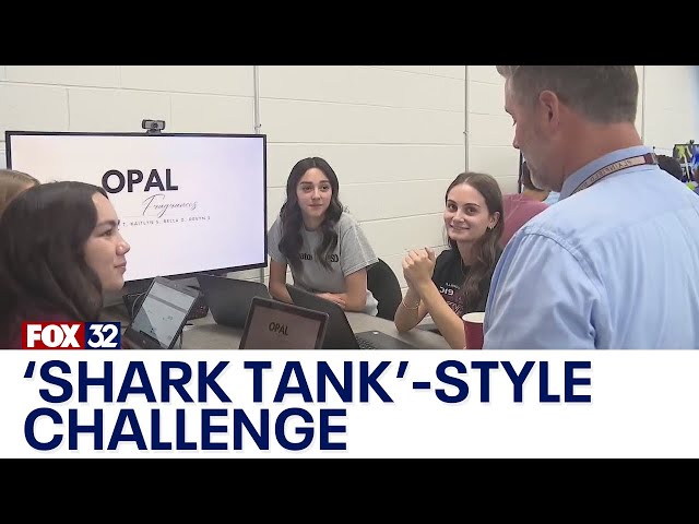 ⁣Illinois students compete in 'Shark Tank'-style challenge as part of new entrepreneurship 