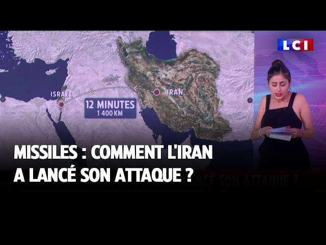 ⁣Missiles : comment l'Iran a lancé son attaque ?