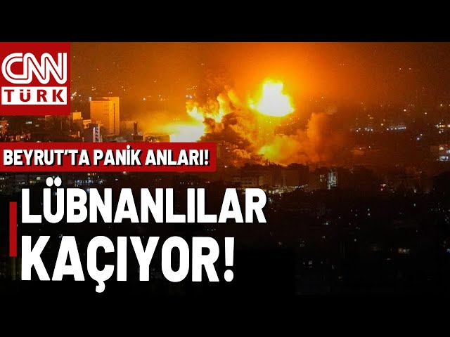 ⁣SON DAKİKA  Beyrut'ta Büyük Panik! Arap Medyası: Siviller İsrail Saldırılarıyla Beyrut'tan