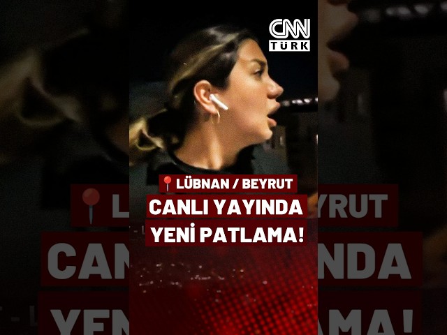 ⁣İsrail Beyrut'u Vuruyor! Lübnan'a Düşen İsrail Bombaları CNN TÜRK Canlı Yayınında Duyuldu!