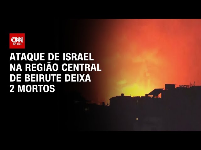 ⁣Ataque de Israel na região central de Beirute deixa 2 mortos | CNN PrimeTime