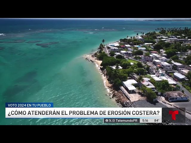 ⁣Candidatos a la gobernación prometen buscar solución para la erosión costera