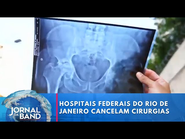 ⁣Pacientes de hospitais federais no RJ sofrem com cancelamento de cirurgias | Jornal da Band