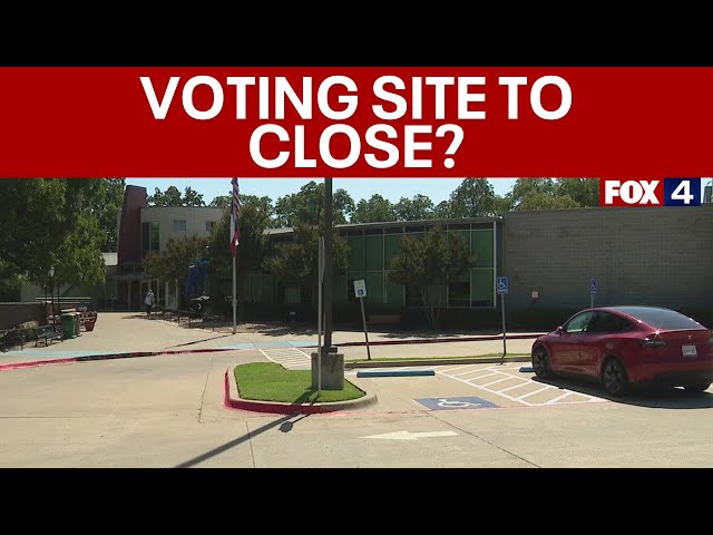 Rowlett's only early voting location in jeopardy of closing over safety concerns