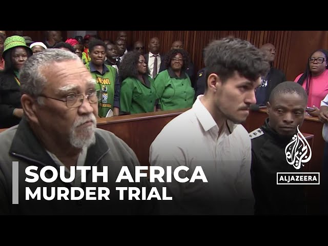 ⁣South Africa murder trial: Men accused of shooting three women looking for food