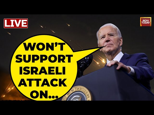 ⁣Israel Vs Iran War LIVE:  Joe Biden Opposes Israeli Strikes On Iran's Nuclear Sites | Israel Ne