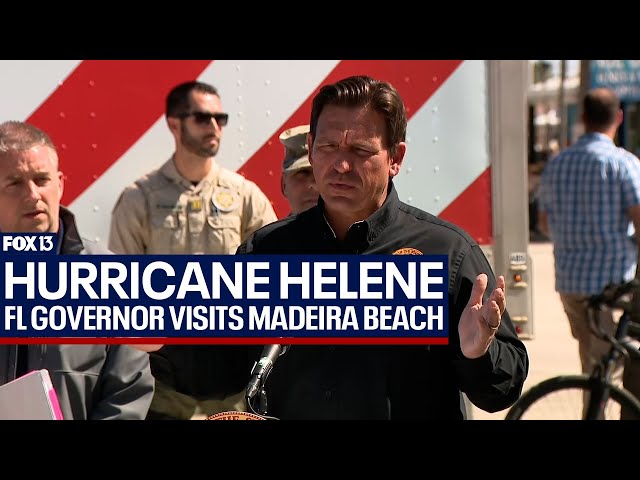 Ron DeSantis: Hurricane Helene recovery sees progress