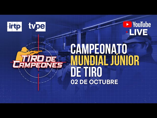 ⁣EN VIVO: Campeonato Mundial Júnior de Tiro en TVPerú - 2/10/2024