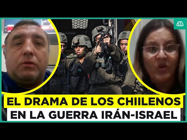 ⁣Chilenos en medio de los bombardeos de Irán a Israel