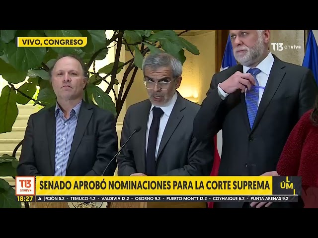 ⁣Senado aprueba nominaciones para la Corte Suprema