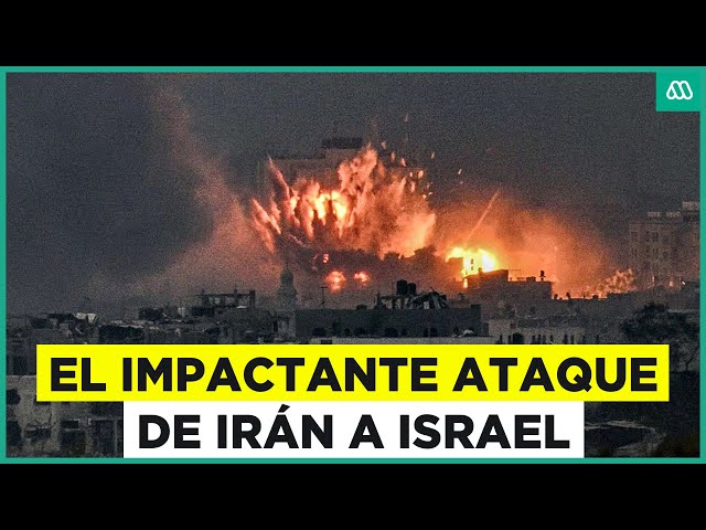 ⁣Impactantes registros del bombardeo: Así fue el ataque de Irán a Israel