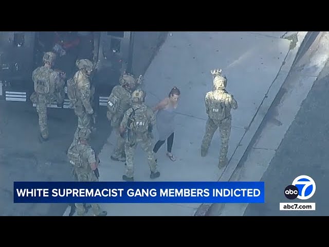 ⁣Dozens of white supremacist gang members arrested in massive bust