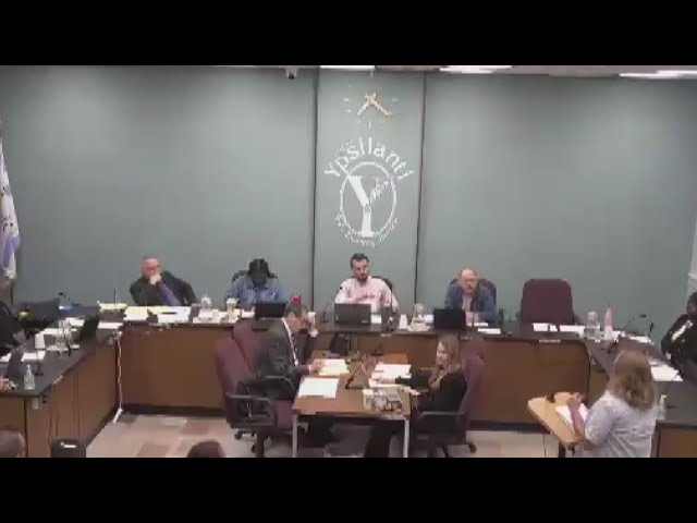 ⁣One arrested after heated debate at Michigan city council meeting