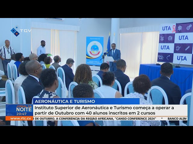 ⁣Instituto Superior de Aeronáutica e Turismo começa a operar em Outubro com 40 alunos em 2 cursos