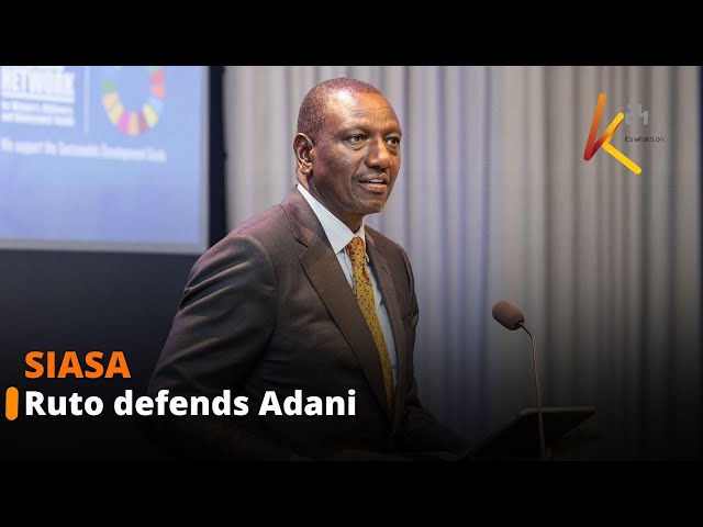 ⁣President Ruto defends plan to lease JKIA to the India-based Adani group