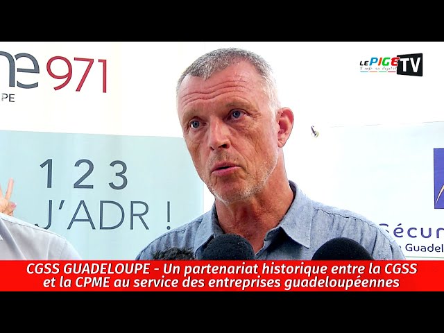 ⁣Un partenariat historique entre la CGSS et la CPME au service des entreprises guadeloupéennes