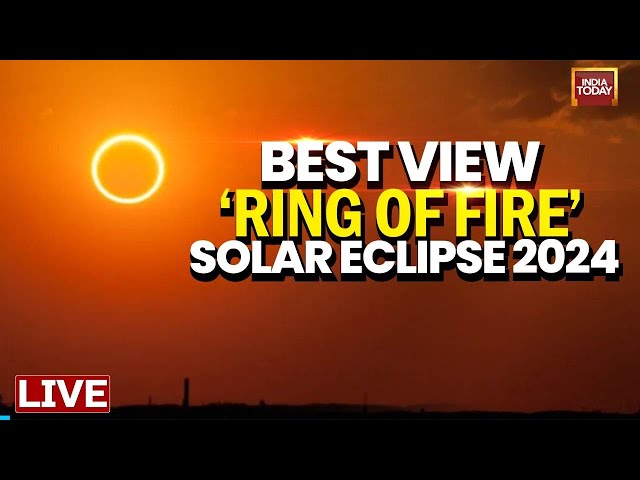 ⁣Solar Eclipse 2024 LIVE |  Annual Solar Eclipse Creates A Rare Ring | India Today LIVE