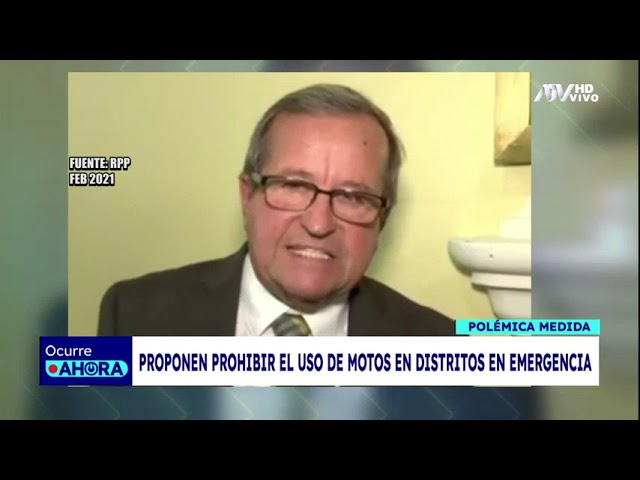 ⁣¡Polémica medida! proponen prohibir el uso de motos en distritos en estado de emergencia