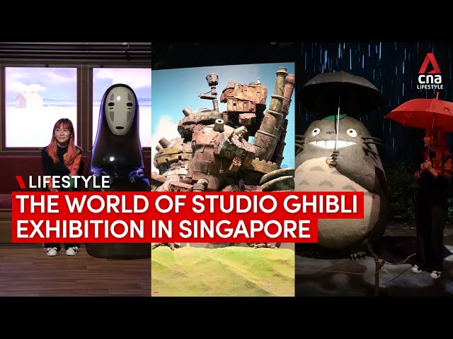 ⁣The World Of Studio Ghibli exhibit at the ArtScience Museum in Singapore